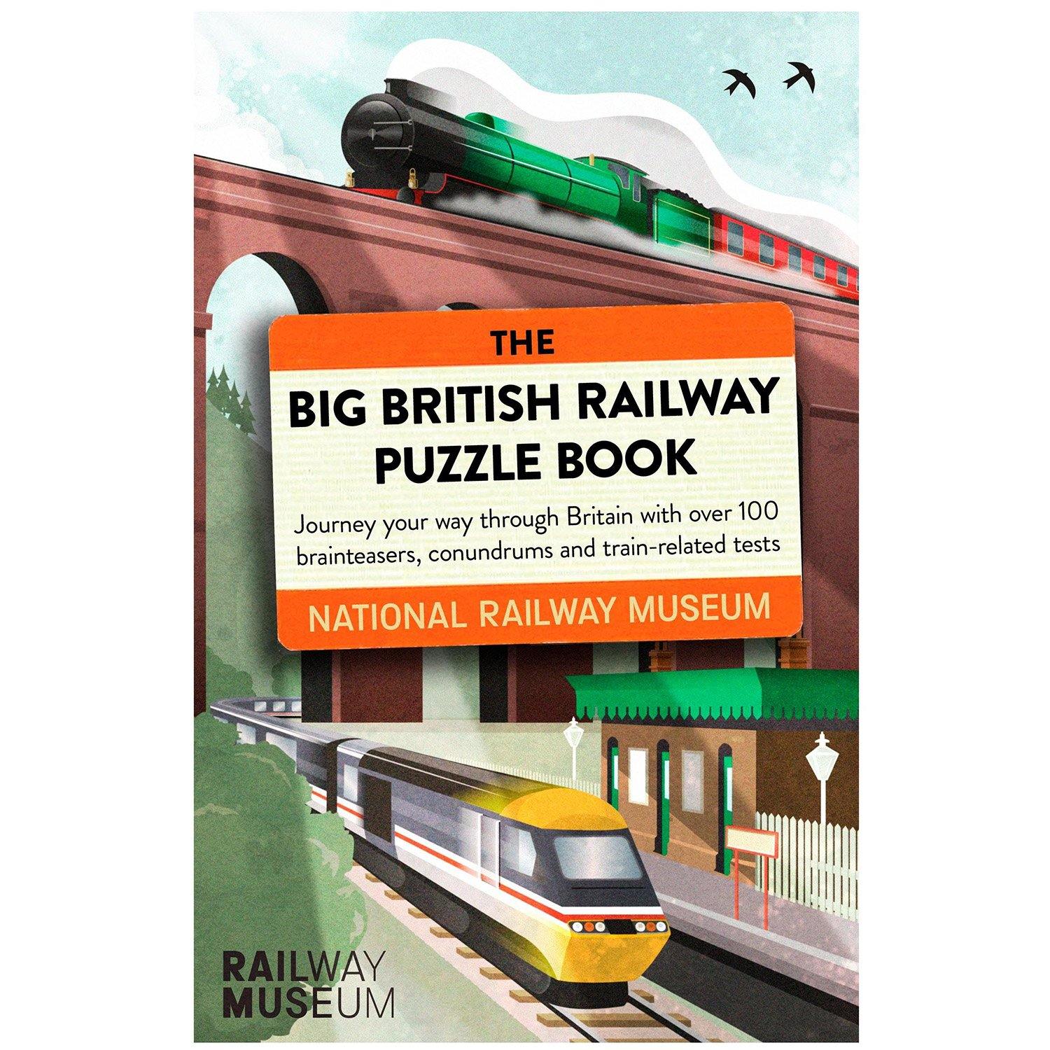National Railway Museum Big British Railway Puzzle Book - Railways - Science Museum Shop