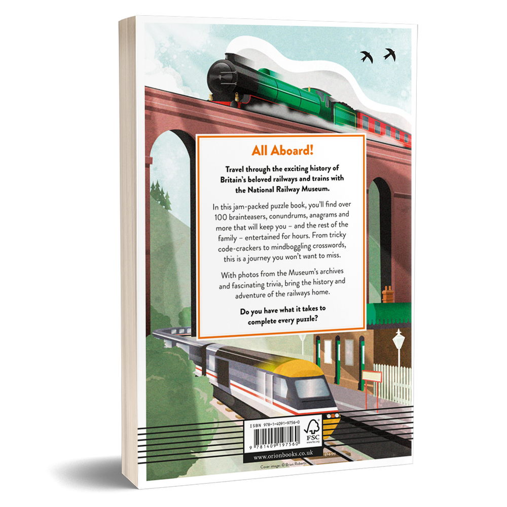 National Railway Museum Big British Railway Puzzle Book Railways - Science Museum Shop