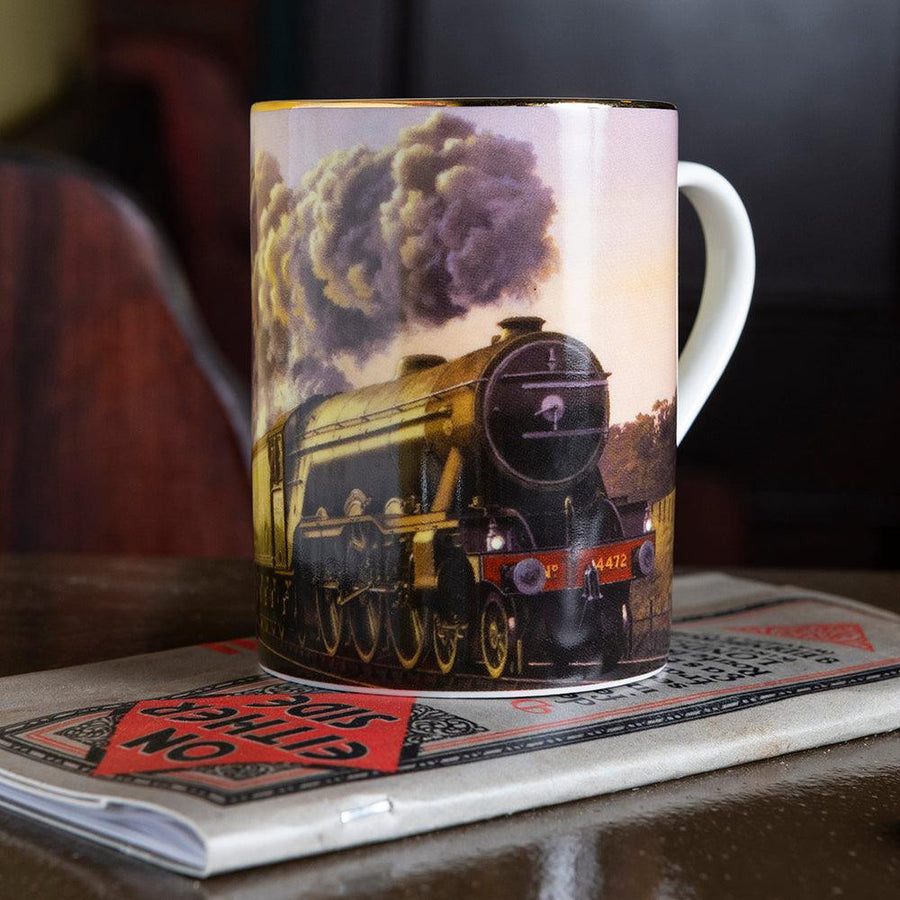National Railway Museum Flying Scotsman Painted Mug