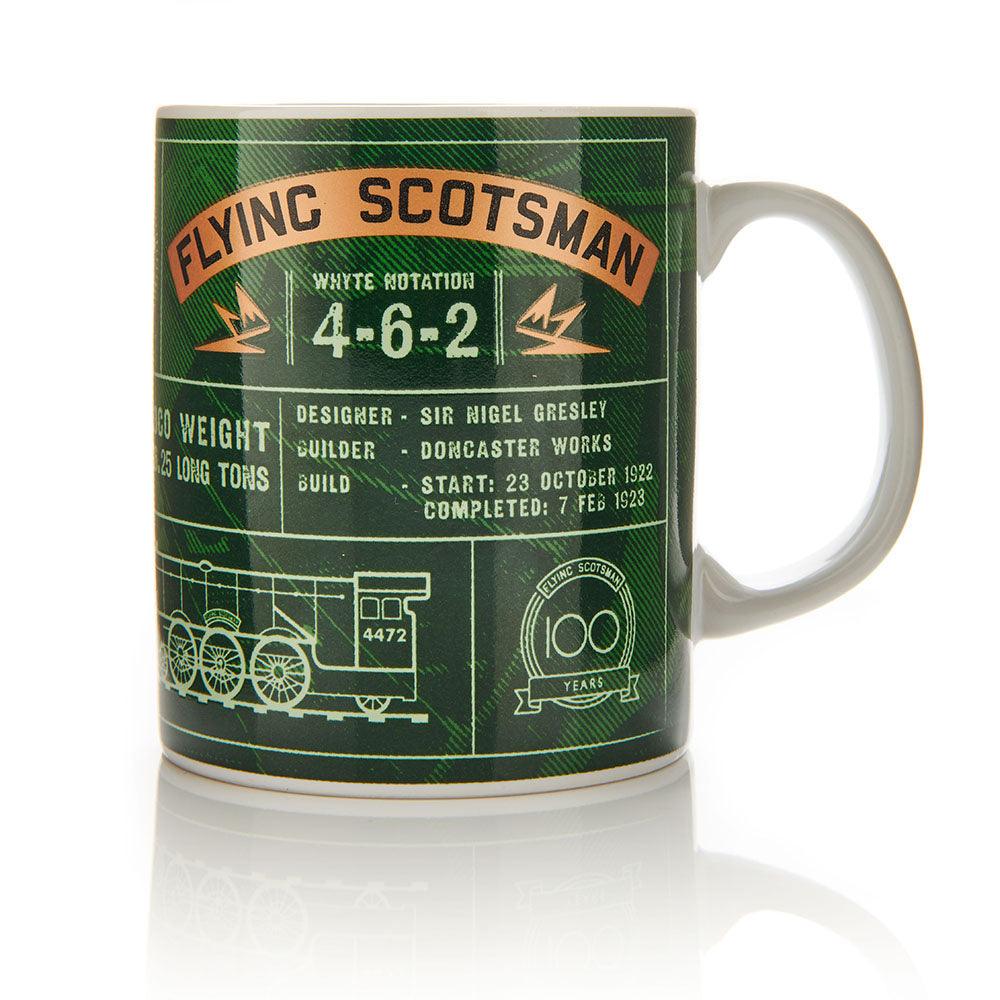 National Railway Museum Flying Scotsman Fact File Mug Mugs - Science Museum Shop