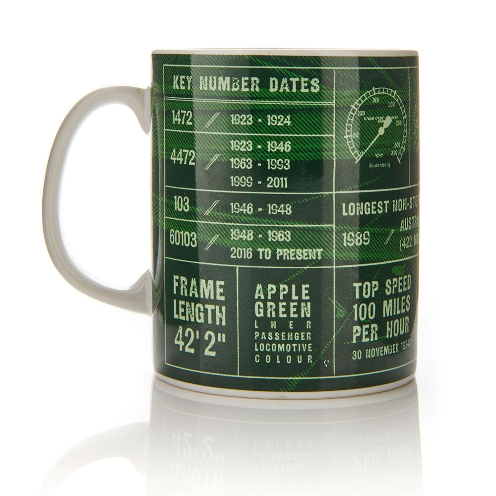 National Railway Museum Flying Scotsman Fact File Mug - Mugs - Science Museum Shop
