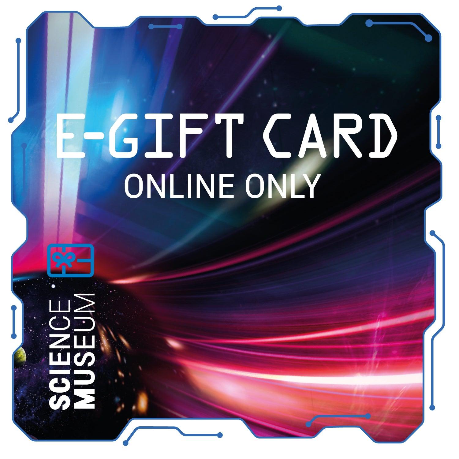Science Museum E-Gift Card - Sub Group without Reference - Science Museum Shop