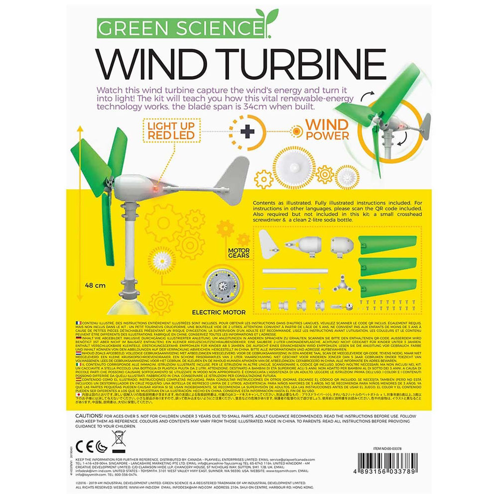 Build Your Own Wind Turbine Science Kit Kits - Science Museum Shop