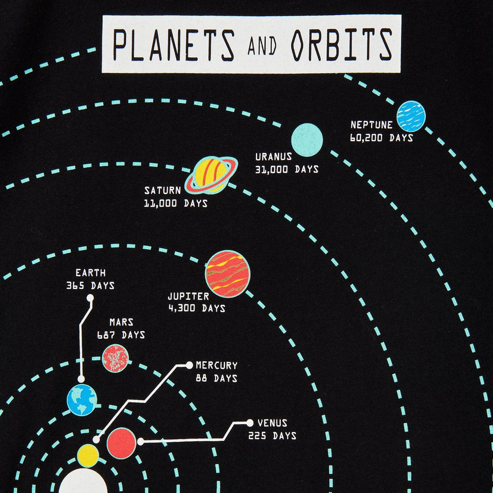 Science Museum Glowing Planets Kids T-Shirt Clothing - Science Museum Shop