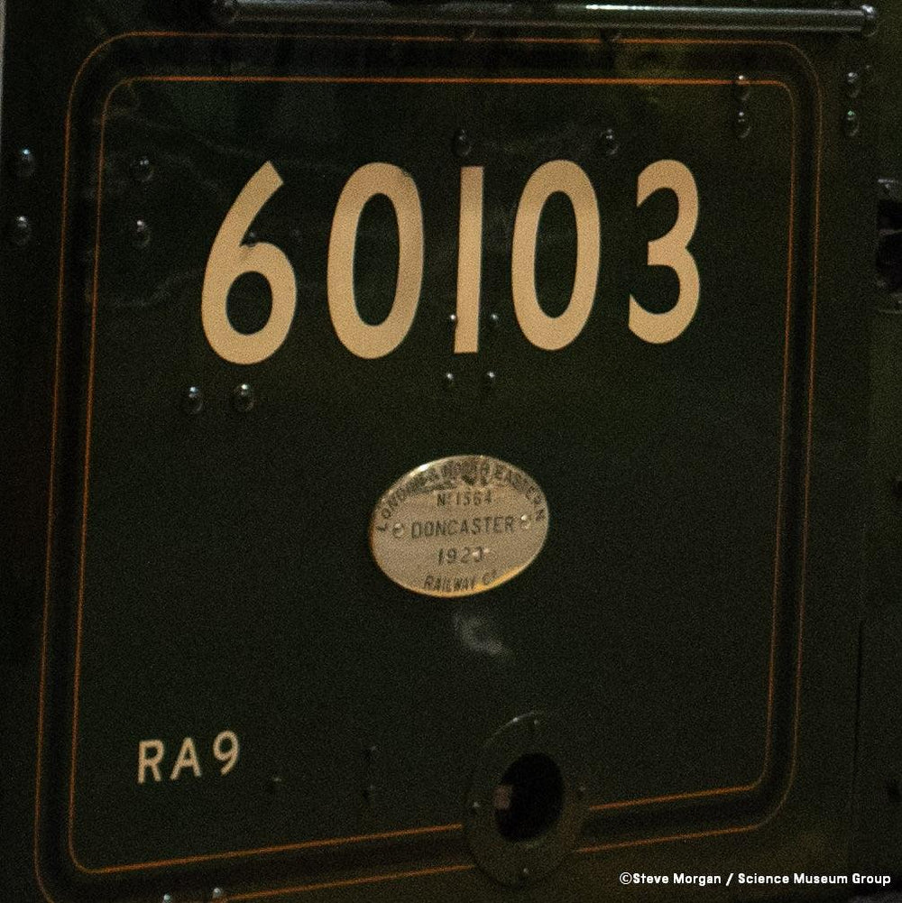 Flying Scotsman Doncaster Works Plate Metal Signs - Science Museum Shop
